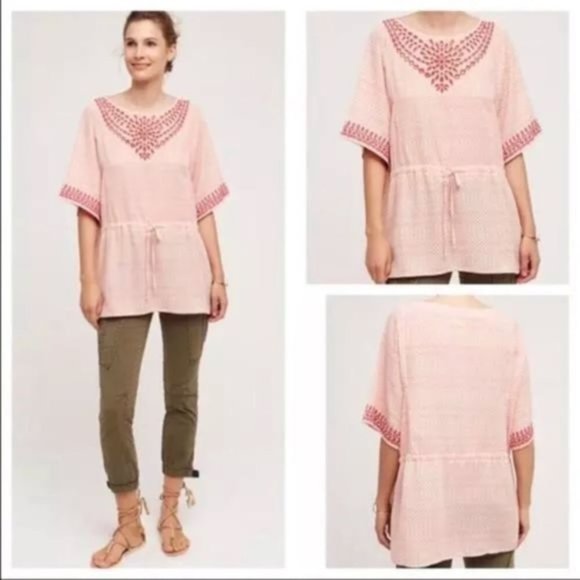 Anthropologie One September Euphemia Eyelet Tunic - Picture 2 of 5